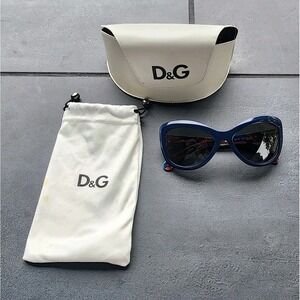 Dolce & Gabbana Sunglasses Womens Blue DG 3046 931/87 56 17‎ 130 3N W/Case & Bag